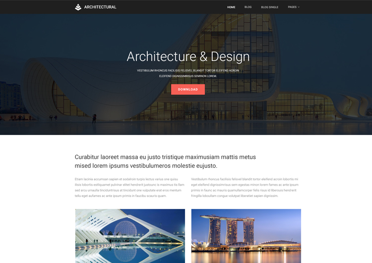 Architectural template free download